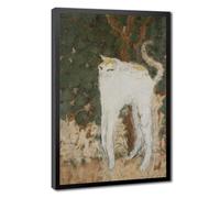 BIRART Pierre Bonnard The White Cat Canvas Poster Bedroom Decor Landscape Office Room Decor Gift 20" L X 30" W
