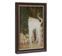 BIRART Pierre Bonnard The White Cat Canvas Poster Bedroom Decor Landscape Office Room Decor Gift 20" L X 30" W