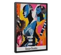 BIRART Romare Bearden Collage Canvas Poster Bedroom Decor Landscape Office Room Decor Gift 8" L X 12" W