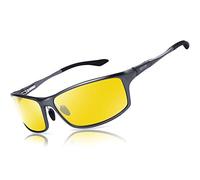 Bircenpro Night Vision Glasses for Driving: HD Al-Mg Frame Night Driving Glasses for Men