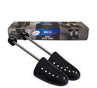 BIRCH Aero Shoe Trees Black Shoe Trees Spring Tight | For Men Women Size Shoes | Plastic Made with Aero Airflow, Moisture Absorption, Air Circulation, Odour Prevention (Men UK 7 - UK 12)