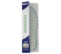 BIRCH Bamboo Insoles for Men - Breathable, Odour Control Shoe Inserts, Sweat-Absorbing, Anti-Bacterial, Cushioned Foot Support Insoles for Trainers, Work Boots, Walking Shoe (Gents Size UK 10 / EU 44)