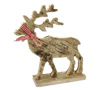 Birch Bark Handmade Reindeer Christmas Decoration