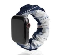 Birch Forests Cardinal Birds Elastic Scrunchie Watch Bands Bracelet Strap Compatible with IWatch Series 6 5 4 3 2 1 Silver-style 38mm/40mm