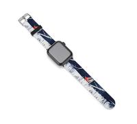 Birch Forests Cardinal Birds Silicone Watch Strap 38mm 40mm 42mm 44mm Quick Release Compatible with IWatch Series 10 9 Ultra 8 7 6 5 4 3 2 1 SE