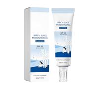 Birch Juice Moisturizing Sun Serum SPF 50 Hyaluronic Acid Serum Sunscreen for Face with Airy Texture Leaves No White Film Fragrance Free Korean Skin Care