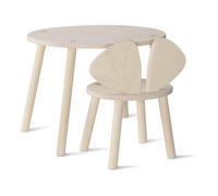 Birch Mouse Table and Chair Bouleau one size