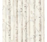 Birch Trees Peel and Stick Wallpaper 0.3×3 m Removable Self Adhesive Forest Watercolor Contact Paper Sticky Back Thicken Waterproof Matte Wall Paper for Living Room Bedroom Furniture Decorate