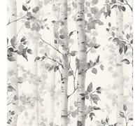 Birch Trees Self Adhesive Wallpaper Forest Watercolor Contact Paper Peel and Stick Wallpaper Thicken Waterproof Matte with Sticky Back Canvas Wall Cabinets Furniture Stickers Decorate 0.52×10 m
