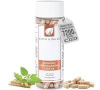 Birch & Wilde Organic Ashwagandha KSM-66 7200mg, Stress & Sleep