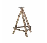 Birch Wood Stand L 100x4-6cm Accessories Wood Stand Birdhouses Garden Terrace