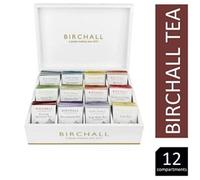 Birchall 12 Compartment White Display Box With 120 Tea