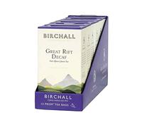 Birchall Great Rift Decaf Blend Tea - A Classic Tea with a Decaffeinated Twist & Distinctive Flavor, A Refreshing & Flavorsome Cup of Tea for Tea Lovers, 6 Boxes of 15 Plant-Based Prism Tea Bags