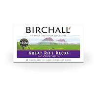 Birchall Great Rift Decaf Blend Tea Bags, English Breakfast Tea Bursting with Full Flavour, 40 Plant-Based Everyday Tea Bags