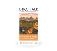 Birchall Green Tea & Peach 15 Plant-Based Prism Tea Bags 37.5g