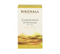 Birchall Lemongrass & Ginger Tea Prism Tea Bags - Pack of 15