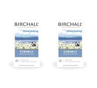Birchall Tea Bags, Camomile Tea Gift Set, Caffeine Free Tea Bursting with Full Flavour, Perfect Vegan Gifts, 25 Enveloped Plant-Based Tea Bags (Pack of 2)