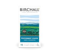 Birchall Tea Bags, Peppermint Tea Gift Set, Caffeine Free Tea Bursting with Full Flavour, Perfect Vegan Gifts, 15 Plant-Based Prism Tea Bags