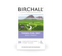 Birchall Tea Bags, Virunga Earl Grey Tea, Afternoon Black Tea Bursting with Full Flavour, Perfect Vegan Gifts, 20 Enveloped Plant-Based Prism Tea Bags