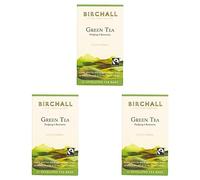 Birchall Tea | Green Tea | Pure Green Tea | 3 Pack of 25 Enveloped Plant-Based Tea Bags