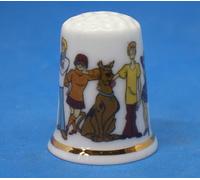 Birchcroft China Birchcroft Porcelain China Collectible Thimble - Scooby Doo - Dome Box