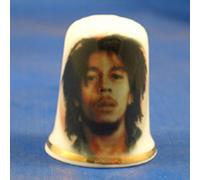 Birchcroft Porcelain China Collectable Thimble - Bob Marley