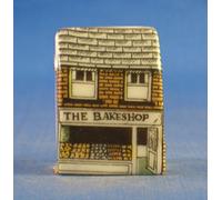 Birchcroft Porcelain China Collectable Thimble - Miniature House Shape - The Bakeshop