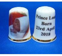 Birchcroft Porcelain China Collectable Thimble - Prince Louis Born Box