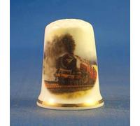 Birchcroft Porcelain China Collectable Thimble Vintage Steam Train