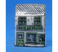 Birchcroft Porcelain China Collectible Thimble - House Shape - Irish Post Office