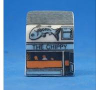 Birchcroft Porcelain China Collectible Thimble - House Shape - The Chippy