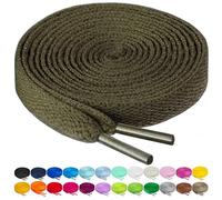 BIRCH's 2 Pair Athletic Flat Shoelaces in 27 Colors Flat 5/16" Shoe Laces in 4 Different Lengths 2 Pair Size: 37" (94cm) - M