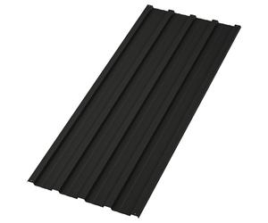 BIRCHTREE 16x Metal Roof Sheets 1080X426MM RSS01 Black