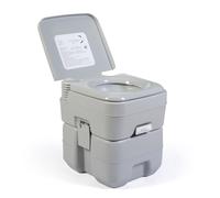 BIRCHTREE 20L Portable Toilet Flush Caravan Camping Travel WC Loo Porta Potty