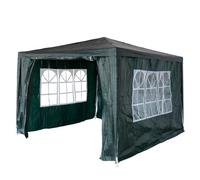 Birchtree 3X3M Outdoor Pe Gazebo Patio Shade Canopy Waterproof 4 Pieces Sidewalls Green