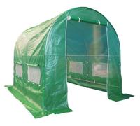 Birchtree Galvanised Steel Frame Polytunnel Greenhouse Pollytunnel Poly Tunnel 2.5M X 2M