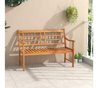 BIRCHTREE Garden Bench Outdoor 2 Seat Chair Wood Spruce Patio Park WGB01 Natural
