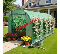 BIRCHTREE Polytunne Cover Only | 5M(L) x 2M(W) x 2M(H) | Polytunnel Greenhouse Pollytunnel Poly Polly Tunnel 4 Section Cover Only