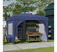 BIRCHTREE Pop Up Gazebo 3x3m Awning Party Tent Canopy Marquee Waterproof Garden