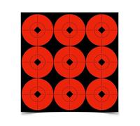 Birchwood Casey 339024-SSI 10 Sheet Pack Target Spot - Multi-Coloured, 2-Inch