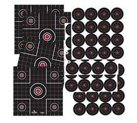 BIRCHWOOD CASEY Dirty Bird Combo 6-12" Sight-In & 96-3" Bull's-eye Targets- 12 sheets