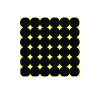 BIRCHWOOD CASEY Shoot-N-C 1" Black Pasters/Targets - 432 targets