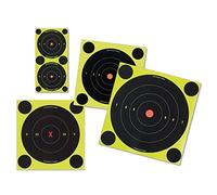 BIRCHWOOD CASEY Shoot-N-C Bull's Eye Target (8-Inch) Pack of 6 with 72 Pasters
