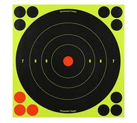BIRCHWOOD CASEY Shoot N C Round Target 8" 30 Targets 120 Pasters 34825 High Viz Shooting Targets Air Rifle Pistol Adhesive