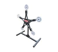 Birchwood Casey Texas Star Plinking Target with 6" Paddle Diameter - Durable Long-Lasting Foldable Metal Standing Target for Shooting