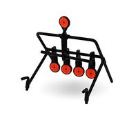 Birchwood Casey World of Targets Gallery .22 Rimfire Expert Resetting Target - 3/8 Inch Thick Paddles, Easy top paddle