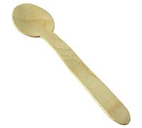 Birchwood Disposable Dessert Spoons - Pack of 100 | Wooden Spoons, Biodegradable Spoons