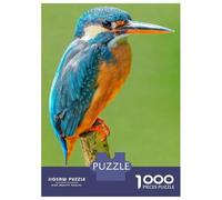 Bird 1000 Piece Fade-Resistant Paper Kingfisher Puzzle for Home Decor Lovers Logic Skill Wall Art Framing 70x50cm/1000pcs
