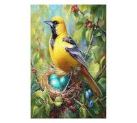 Bird 1000-piece Jigsaw Puzzle Bundle Wild Animals Pet Birds Family Puzzle Lovers Brain Training Mindful Activity Spring Recycled Cardboard 1000 PCS