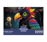 Bird 1000 Pieces Premium Jigsaw Animal Age 12+ Quirky, Abstract Design, Home Decoration, Educational, Challenging 38x26cm/1000pcs